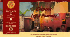 Desktop Screenshot of les3pommes.com